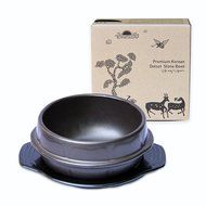 Crazy Korean Cooking Korean Stone Bowl - Family Pot Large, No Lid N19