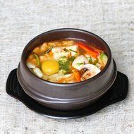 Crazy Korean Cooking Korean Stone Bowl - Family Pot Large, No Lid N25