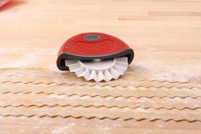 Dexas 4 in 1 Dough Prep Set Tool: Pizza Cutter, Cutting wheel, Fluted Wheel, Dough Docker N3