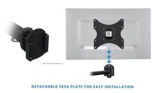 Mount-It! LCD TV Wall Mount Bracket with Full Motion Swing Out Tilt and Swivel Articulating Arm for 13-42" Flat... N5