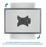 Mount-It! LCD TV Wall Mount Bracket with Full Motion Swing Out Tilt and Swivel Articulating Arm for 13-42" Flat... N6