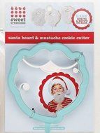 Santa&#039;s Beard &amp; Mushtashe Cookie Cutter - Cute for &quot;Photo Booth&quot; Prop by Good Cook