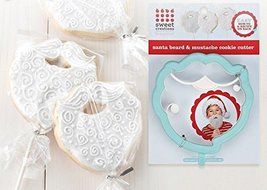 Santa&#039;s Beard &amp; Mushtashe Cookie Cutter - Cute for &quot;Photo Booth&quot; Prop by Good Cook N2