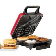 Holstein Housewares HU-09008R-M Breakfast Station - Metallic Red