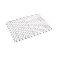 FortheChef&#039;s Chrome Wire Pan Grate for Half-Size Sheet Pan / Cookie Sheet, 12&quot; x 16-1/2&quot;