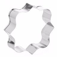 Fashionclubs 3pcs Stainless Steel Plaque Frame Biscuit Cookie Fondant Cutter Mold N3