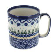 Polish Pottery North Pole Coffee Mug