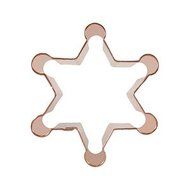 CopperGifts: Sheriff Badge Cookie Cutter