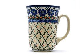 Polish Pottery Mug - 16 oz. Bistro - Primrose