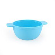 MIREN Premium Baby Toddler Food Feeding Silicone Bowl with Handles, Ocean Blue