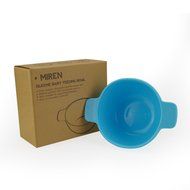 MIREN Premium Baby Toddler Food Feeding Silicone Bowl with Handles, Ocean Blue N2