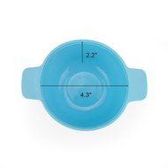 MIREN Premium Baby Toddler Food Feeding Silicone Bowl with Handles, Ocean Blue N4