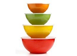 Martha Stewart Collection Harvest Multi Bowls with Lids, Set of 4