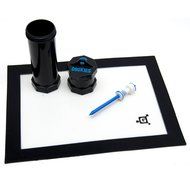 Cookies Extendo Jar With Silicone Top + Genetik Supply Mat + Glass Wand (Green Wand) N3