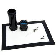 Cookies Extendo Jar With Silicone Top + Genetik Supply Mat + Glass Wand (Green Wand) N4