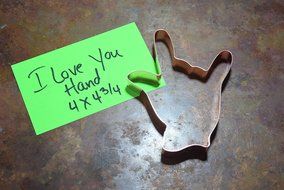 I Love You American Sign Language Hand Cookie Cutter N2