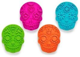 Fred &amp; Friends Sweet Spirits Cookie Cutters Day of the Dead Muertos Sugar Skull