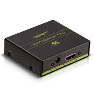 CSRET Ultra HD 4K x 2K HDMI Splitter Amplifier 1x2 1 in 2 Out Ver 1.4 Signal Distributor with 1080P 3D Compatibility...
