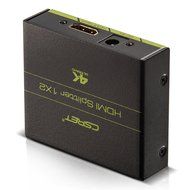 CSRET Ultra HD 4K x 2K HDMI Splitter Amplifier 1x2 1 in 2 Out Ver 1.4 Signal Distributor with 1080P 3D Compatibility... N4