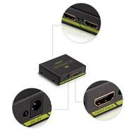 CSRET Ultra HD 4K x 2K HDMI Splitter Amplifier 1x2 1 in 2 Out Ver 1.4 Signal Distributor with 1080P 3D Compatibility... N6