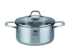 ELO Premium Silicano Plus Stainless Steel Kitchen Induction Cookware Pots and Pans Set with Oil Measuring System... N13