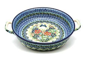 Polish Pottery Baker - Round with Handles - Large - Unikat Signature U4553
