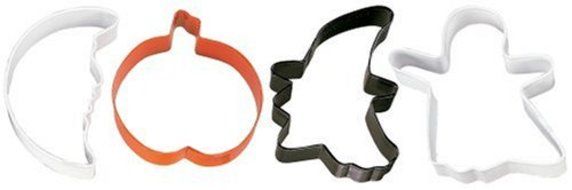 Wilton Spooky Shapes 4-Piece Cookie Cutter Set