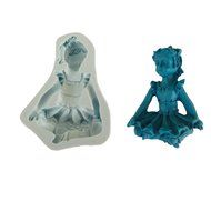 Silicone Mold Fondant Ballerina Gompaste Cake M4753 By Ok Molds