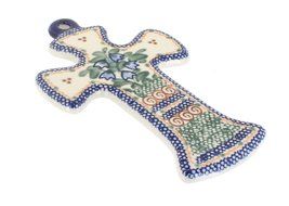 Polish Pottery Bluebell Cross