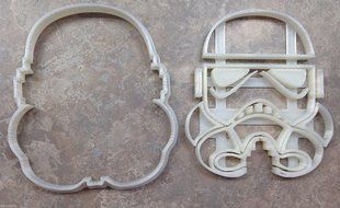 New Design Star Wars Storm Trooper Cookie Cutter - 3D Printed Plastic(Small) N2