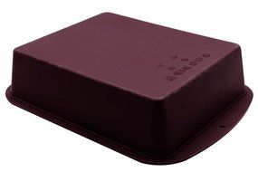 Marathon Housewares KW200015AU Premium Silicone Deep Dish Casserole Pan, Aubergine N2