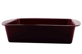 Marathon Housewares KW200015AU Premium Silicone Deep Dish Casserole Pan, Aubergine N3