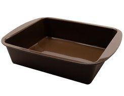 Marathon Housewares KW200015AU Premium Silicone Deep Dish Casserole Pan, Aubergine N17