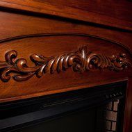Chantilly Bookcase Electric Fireplace - Autumn Oak N4
