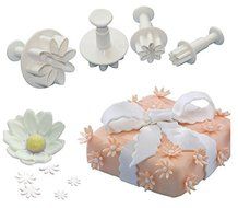 Fashionclubs 3pcs Bow Knot Biscuit Cookie Fondant Plunger Cutter Mold (D) N2