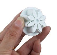 Fashionclubs 3pcs Bow Knot Biscuit Cookie Fondant Plunger Cutter Mold (D) N4