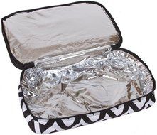 Ever Moda Casserole Tote Bag, Zig Zag Chevron (Purple) N19