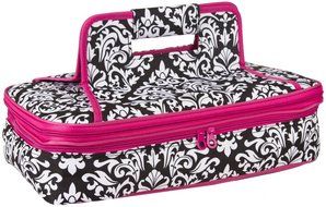 Ever Moda Casserole Tote Bag, Zig Zag Chevron (Purple) N24