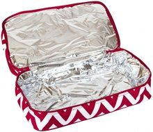 Ever Moda Casserole Tote Bag, Zig Zag Chevron (Purple) N27