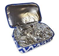 Ever Moda Casserole Tote Bag, Zig Zag Chevron (Purple) N39