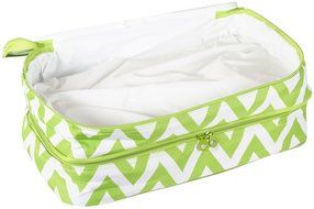 Ever Moda Casserole Tote Bag, Zig Zag Chevron (Purple) N46