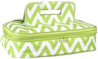 Ever Moda Casserole Tote Bag, Zig Zag Chevron (Purple) N48