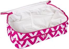 Ever Moda Casserole Tote Bag, Zig Zag Chevron (Purple) N50