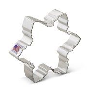 Ann Clark Snowflake Cookie Cutter - 4.25 Inches - Tin Plated Steel