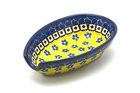 Polish Pottery Spoon Rest - Sunburst