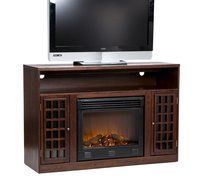 Akita Espresso Media Electric Fireplace