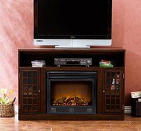 Akita Espresso Media Electric Fireplace N3