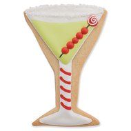 Martini Glass Cookie and Fondant Cutter - Ann Clark - 4.8 Inches - US Tin Plated Steel N4