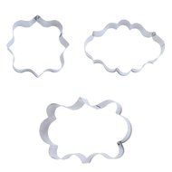 New Brand 1pc Plaque Frame Cookies Biscuit Mold Fondant Cake Chocolate Decorating Cutter Mould Kitchen Gadgets N8