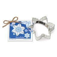 Snowflake Cookie and Fondant Cutter - Ann Clark - 4.4 Inches - US Tin Plated Steel N3